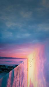 Vibrant and Mesmerizing Ocean Fantasy on a 4K Phone Wallpaper colorful 4k phone wallpaper