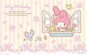 Vibrant My Melody Wallpaper my melody wallpaper