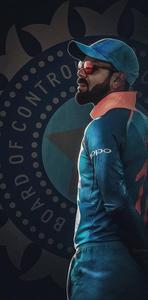 Virat Kohli HD Blue Cap Wallpaper