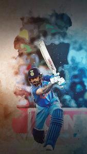 Virat Kohli HD Cricket Sports Art Wallpaper