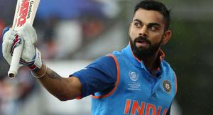"Virat Kohli, India's Finest Cricketer" Wallpaper