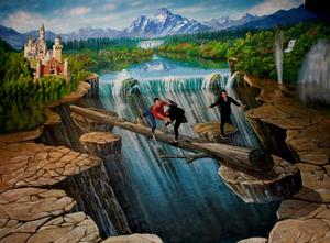 Visually immersive 3D rendering Wallpaper