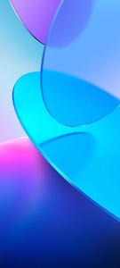 Vivo Y20 Blue And Purple Discs vivo y20 wallpaper