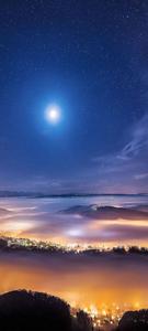 Vivo Y20 Moon In The Sky vivo y20 wallpaper