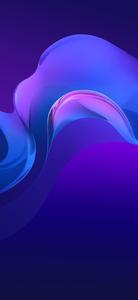 Vivo Y20 Sleek Purple Wave vivo y20 wallpaper