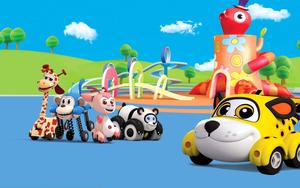 Vroomies - Fast, Funky, and Fabulous! cartoon wallpaper