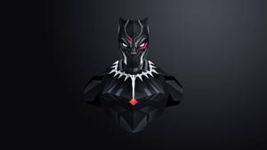 Wakanda's Black Panther 3D Model Art black panther wallpaper