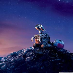 Wall-E Night Sky iPad Retina ipad wallpaper