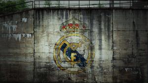 Wall With Real Madrid Logo real madrid wallpaper