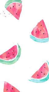 Watercolor Watermelon Girly iPhone girly iphone wallpaper
