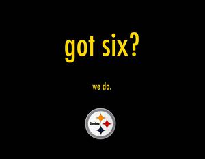 We Got Six! steelers wallpaper