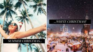 Weather Of Christmas Collage christmas collage wallpaper