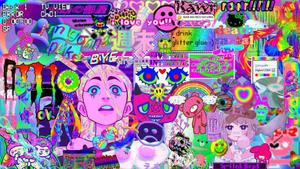 Weirdcore Anime Characters weirdcore wallpaper