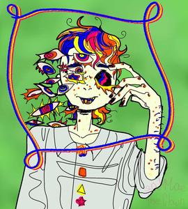 Weirdcore Portrait Drawing weirdcore wallpaper