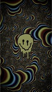 Weirdcore Smiley With Inverted Color weirdcore wallpaper