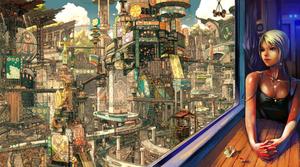 Welcome to the Cyberpunk Future cyberpunk wallpaper