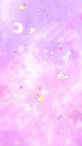 WhatsApp Chat Bunny Cat On Sky whatsapp chat wallpaper