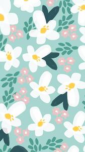 WhatsApp Chat White Pink Flowers whatsapp chat wallpaper