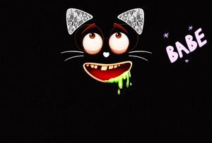 WhatsApp DP Cat Babe whatsapp dp wallpaper