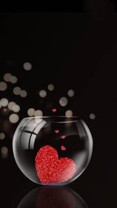 WhatsApp DP Heart Bowl whatsapp dp wallpaper