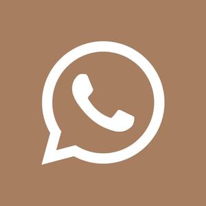 whatsapp icon on a brown background whatsapp wallpaper