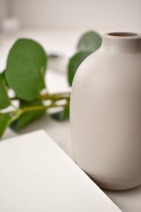White Aesthetic Ceramic Jar white aesthetic wallpaper
