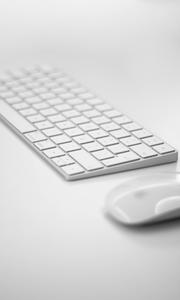 White Aesthetic Keyboard And Mouse white aesthetic wallpaper