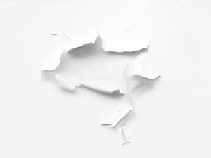 White Aesthetic Torn Wall white aesthetic wallpaper