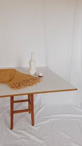White Aesthetic Wooden Table white aesthetic wallpaper