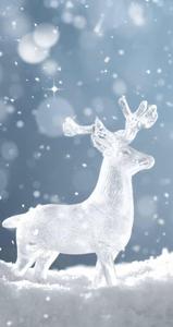 White Deer Winter iPhone winter iphone wallpaper