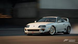White Forza Horizon 2 Toyota Supra toyota supra wallpaper