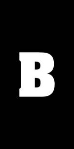 White Letter B Name Black name wallpaper