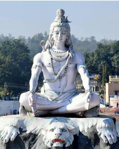 White Lord Shiva Sculpture lord shiva wallpaper