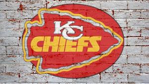 White Wall KC Chiefs Logo chiefs wallpaper