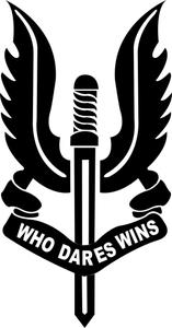 who dares wins - a black and white logo indian army wallpaper