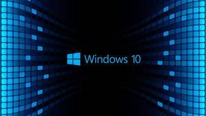 Windows 10 HD Blue Squares windows 10 hd wallpaper
