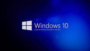 Windows 10 HD Gradient Blue windows 10 hd wallpaper