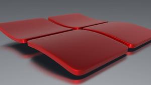 Windows 11 3D Red Logo windows 11 wallpaper
