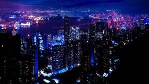 Windows 11 4K Aerial City Night windows 11 4k wallpaper