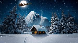 Windows 11 4K Christmas Winter windows 11 4k wallpaper