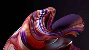 Windows 11 4K Color Abstract Wave windows 11 4k wallpaper