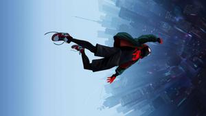 Windows 11 4K Falling Spiderman windows 11 4k wallpaper