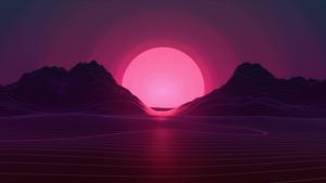 Windows 11 4K Pink Moon windows 11 4k wallpaper