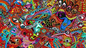 Windows 11 4K Trippy Monsters windows 11 4k wallpaper