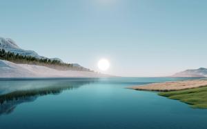 Windows 11 Snowy Lake windows 11 wallpaper