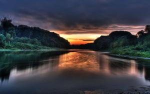 Windows 11 Sunset River windows 11 wallpaper