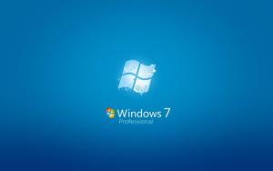 Windows 7 Aesthetic Blue Logo windows 7 wallpaper
