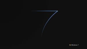 Windows 7: Dark but Simple windows 7 wallpaper