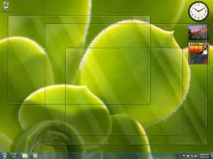 Windows 7 Desktop with Personalized Wallpaper windows 7 wallpaper