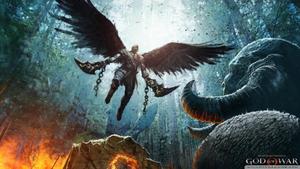 Winged Kratos Of God Of War god of war wallpaper